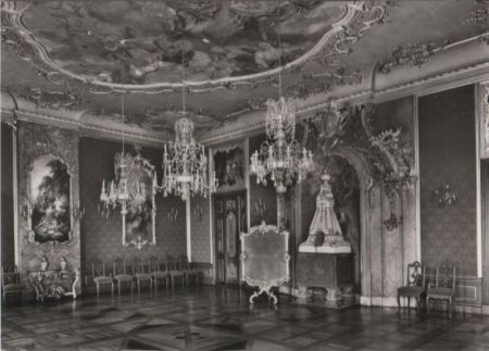Rudolstadt - Geidecksburg, Roter Saal - 1978 Rudolstadt - Geidecksburg, Roter Saal - 1978
