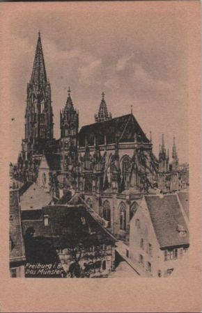 Freiburg - Das Münster - ca. 1935 Freiburg - Das Münster - ca. 1935