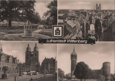 Wittenberg - u.a. Schloßkirche - ca. 1975 Wittenberg - u.a. Schloßkirche - ca. 1975
