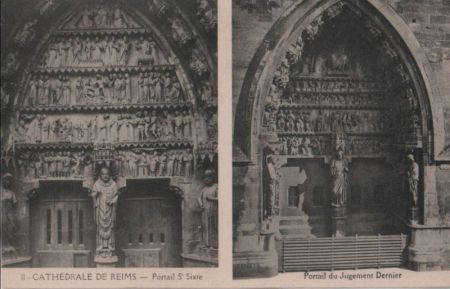 Frankreich - Reims - Cathedrale - ca. 1950 Frankreich - Reims - Cathedrale - ca. 1950