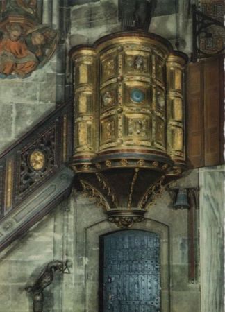 Aachen - Dom, Evangelienkanzel - ca. 1975 Aachen - Dom, Evangelienkanzel - ca. 1975