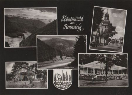 Frauenwald - 5 Teilbilder - ca. 1965 Frauenwald - 5 Teilbilder - ca. 1965
