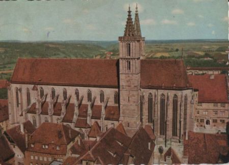 Rothenburg - St. Jakobskirche - 1962 Rothenburg - St. Jakobskirche - 1962