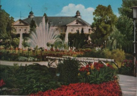 Bad Kissingen - Blick vom Rosengarten - 1976 Bad Kissingen - Blick vom Rosengarten - 1976