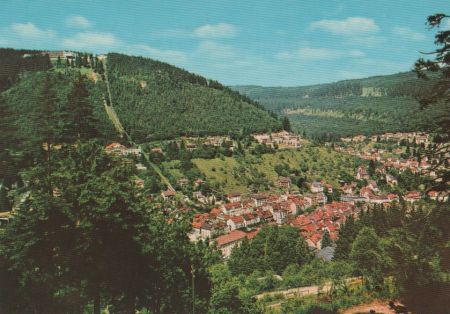 Bad Wildbad - mit Sommerberg - ca. 1975 Bad Wildbad - mit Sommerberg - ca. 1975