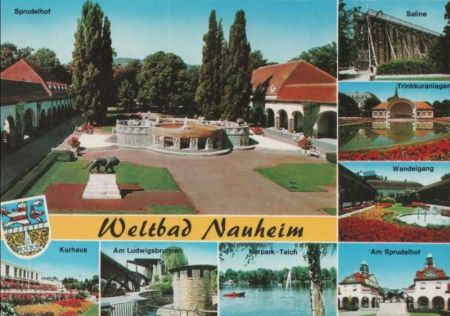 Bad Nauheim - Am Ludwigsbrunnen - ca. 1980 Bad Nauheim - Am Ludwigsbrunnen - ca. 1980