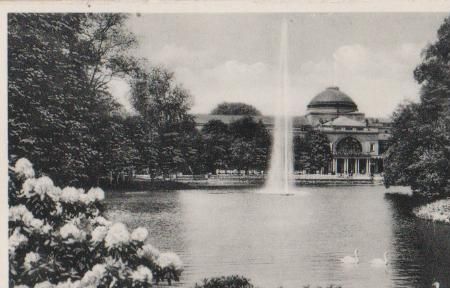 Wiesbaden Kurhaus Gartenansicht - ca. 1955 Wiesbaden Kurhaus Gartenansicht - ca. 1955