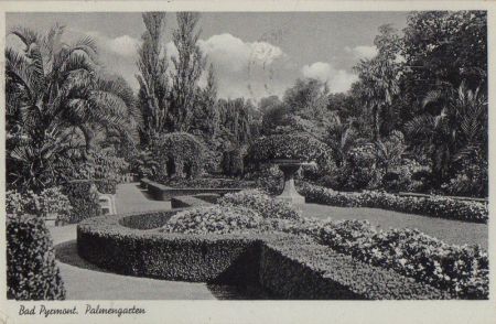 Bad Pyrmont - Palmengarten - 1940 Bad Pyrmont - Palmengarten - 1940