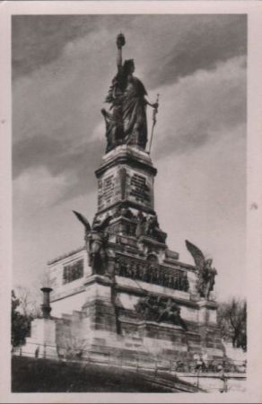 Rüdesheim - Niederwalddenkmal - ca. 1955 Rüdesheim - Niederwalddenkmal - ca. 1955