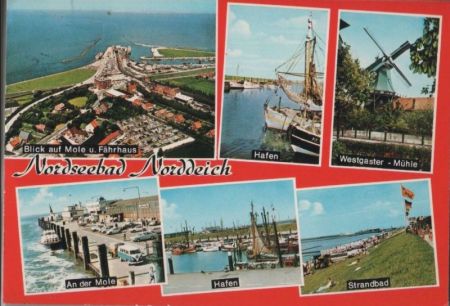 Norddeich - u.a. Blick auf Mole - 1980 Norddeich - u.a. Blick auf Mole - 1980