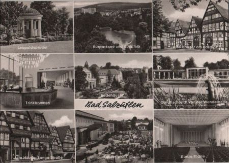 Bad Salzuflen - u.a. Goldfischteich - 1971 Bad Salzuflen - u.a. Goldfischteich - 1971