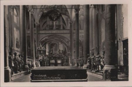 Österreich - Innsbruck - Inneres der Hofkirche - ca. 1950 Österreich - Innsbruck - Inneres der Hofkirche - ca. 1950