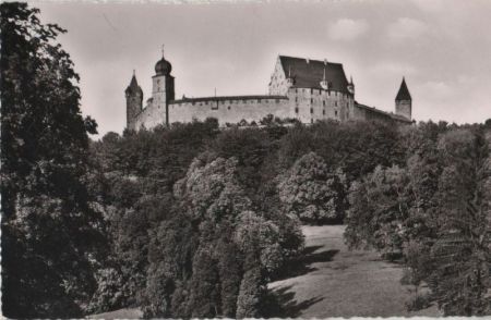 Coburg - Veste, Blick vom Veilchental - ca. 1960 Coburg - Veste, Blick vom Veilchental - ca. 1960