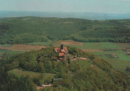 Breuberg - Neustadt, Blick auf Burg - ca. 1980 Breuberg - Neustadt, Blick auf Burg - ca. 1980