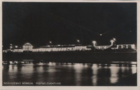 Borkum - Festbeleuchtung - ca. 1955 Borkum - Festbeleuchtung - ca. 1955