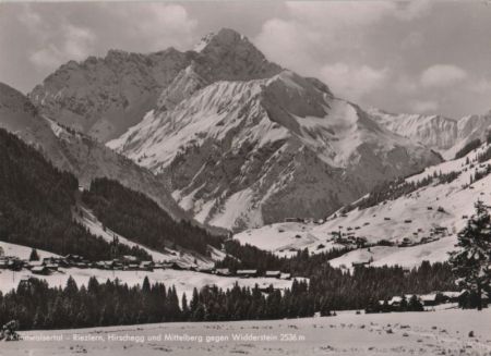 Österreich - Kleinwalsertal - Riezlern, Hierschegg, Mittelberg - ca. 1965 Österreich - Kleinwalsertal - Riezlern, Hierschegg, Mittelberg - ca. 1965