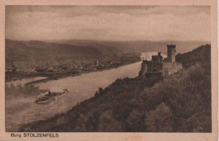 Koblenz, Schloß Stolzenfels - ca. 1940 Koblenz, Schloß Stolzenfels - ca. 1940