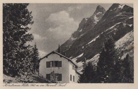Österreich - Verwall - Konstanzer Hütte - ca. 1950 Österreich - Verwall - Konstanzer Hütte - ca. 1950