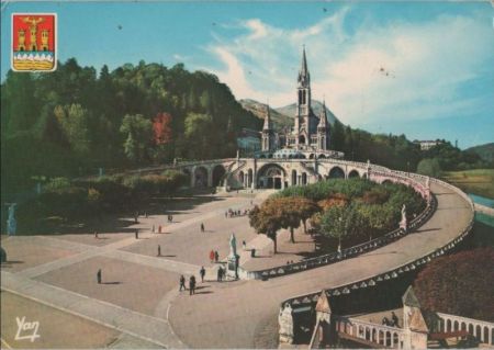 Frankreich - Lourdes - La Basilique - 1980 Frankreich - Lourdes - La Basilique - 1980