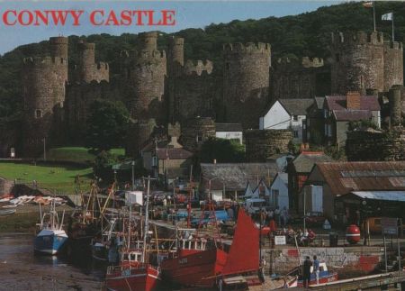 Großbritannien - Conwy - Castle - ca. 1995 Großbritannien - Conwy - Castle - ca. 1995
