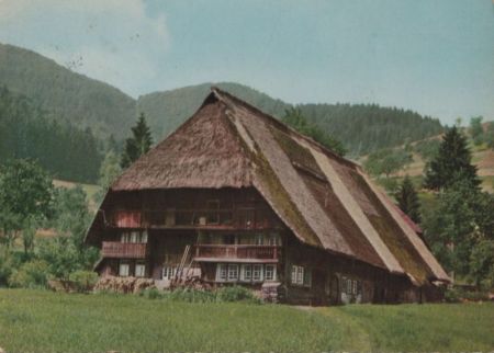 Schwarzwald - Schwarzwaldhaus - 1960 Schwarzwald - Schwarzwaldhaus - 1960