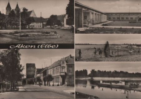 Aken - u.a. Freibad Akazienteich - 1970 Aken - u.a. Freibad Akazienteich - 1970