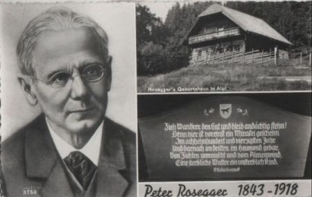 Peter Rosegger - 3 Teilbilder - ca. 1960 Peter Rosegger - 3 Teilbilder - ca. 1960