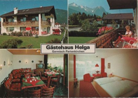 Garmisch-Partenkirchen - Gästehaus Helga - ca. 1980 Garmisch-Partenkirchen - Gästehaus Helga - ca. 1980