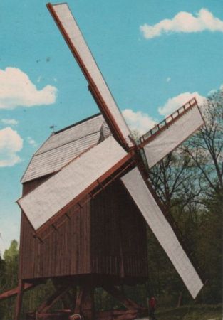 dland-Mollenfelde - Historische Bockwindmühle - ca. 1970 dland-Mollenfelde - Historische Bockwindmühle - ca. 1970