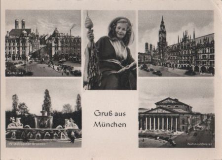 München - u.a. Rathaus - ca. 1960 München - u.a. Rathaus - ca. 1960