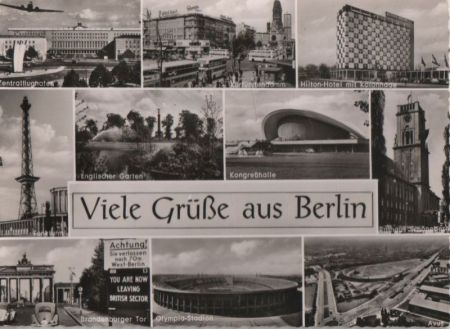 Berlin, Westteil - u.a. Olympia-Stadion - 1962 Berlin, Westteil - u.a. Olympia-Stadion - 1962