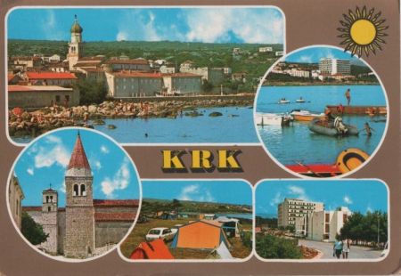 Kroatien - Krk - ca. 1980 Kroatien - Krk - ca. 1980