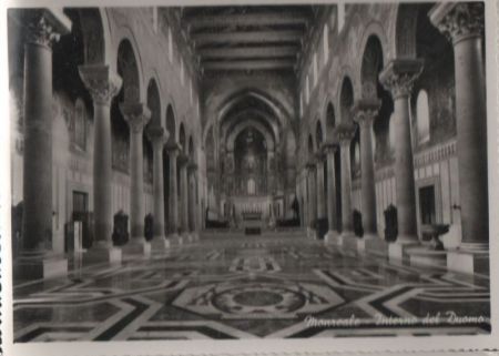 Italien - Monreale - Interno del Duomo - ca. 1960 Italien - Monreale - Interno del Duomo - ca. 1960