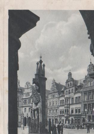 Bremen - Marktplatz mit Rathaus . Roland - ca. 1935 Bremen - Marktplatz mit Rathaus . Roland - ca. 1935