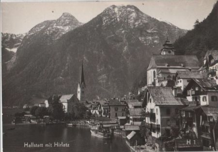Österreich - Hallstatt - mit Hirlatz - ca. 1965 Österreich - Hallstatt - mit Hirlatz - ca. 1965
