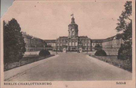 Berlin, Schloss Charlottenburg - ca. 1950 Berlin, Schloss Charlottenburg - ca. 1950