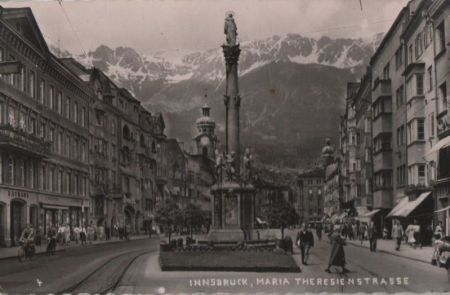 Österreich - Innsbruck - Maria-Theresienstrasse - ca. 1955 Österreich - Innsbruck - Maria-Theresienstrasse - ca. 1955