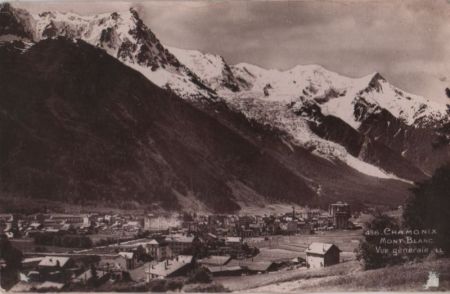 Frankreich - Chamonix-Mont-Blanc - Vue generale - ca. 1950 Frankreich - Chamonix-Mont-Blanc - Vue generale - ca. 1950