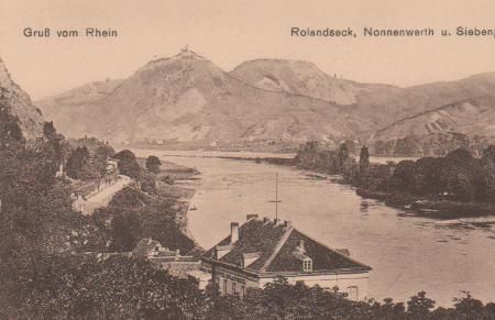 Remagen - Gruß vom Rhein - Rolandseck, Nonnenwerth - ca. 1935 Remagen - Gruß vom Rhein - Rolandseck, Nonnenwerth - ca. 1935