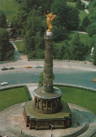 Berlin-Tiergarten, Siegessäule - ca. 1985 Berlin-Tiergarten, Siegessäule - ca. 1985