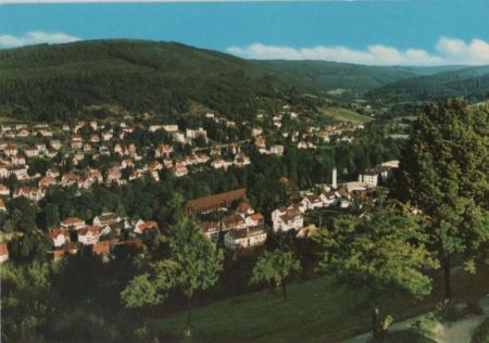 Bad Orb - Teilansicht mit Blick ins Orbtal - ca. 1980 Bad Orb - Teilansicht mit Blick ins Orbtal - ca. 1980