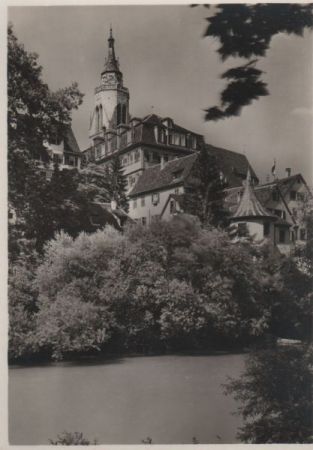 Tübingen - Hölderlinturm - ca. 1955 Tübingen - Hölderlinturm - ca. 1955