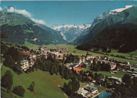 Schweiz - Engelberg - mit Hahnen - 1976 Schweiz - Engelberg - mit Hahnen - 1976