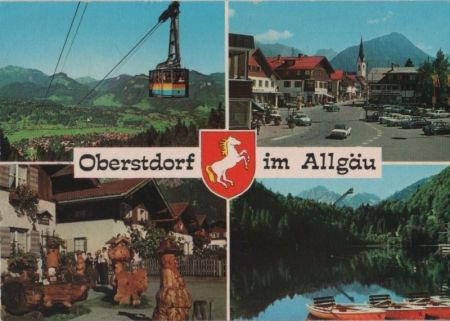 Oberstdorf - 4 Teilbilder - 1982 Oberstdorf - 4 Teilbilder - 1982