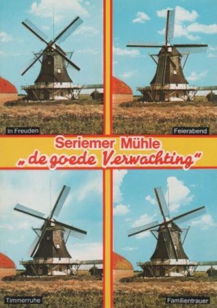 Neuharlingersiel-Seriem - Mühle, de goese Verwachting - 1977 Neuharlingersiel-Seriem - Mühle, de goese Verwachting - 1977