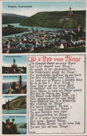 Bingen - u.a. Totalansicht - ca. 1920 Bingen - u.a. Totalansicht - ca. 1920