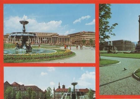 Stuttgart - Schlosplatz - ca. 1985 Stuttgart - Schlosplatz - ca. 1985