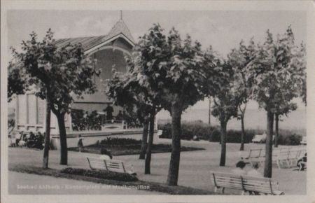 Ahlbeck - Konzertplatz mit Musikpavillon - 1953 Ahlbeck - Konzertplatz mit Musikpavillon - 1953