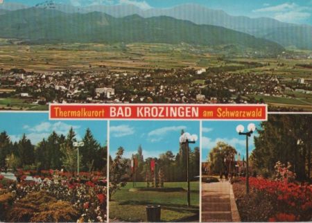 Bad Krozingen - mit 4 Bildern - 1981 Bad Krozingen - mit 4 Bildern - 1981