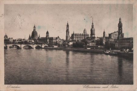 Dresden - Elbpanorama nach Osten - 1930 Dresden - Elbpanorama nach Osten - 1930